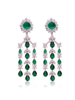 PRATA - Verdure Grace Green Earrings
