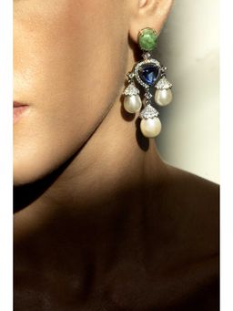 PRATA - Isadora Pearl Multicolor Earrings
