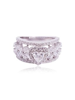 PRATA - Akoma Solitaire White Ring
