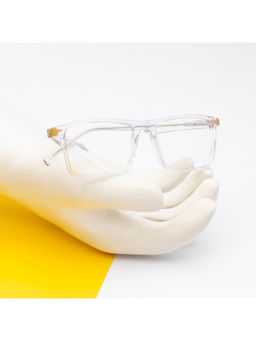 TED SMITH - Unisex Acetate Square Clear Eyeglass Frame (52)