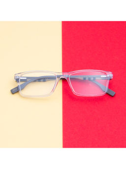 TED SMITH - Unisex Acetate Rectangle Clear Eyeglass Frame (54)