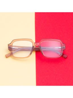 TED SMITH - Unisex Acetate Square Brown Eyeglass Frame (54)