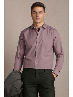 Louis Philippe - Pink Solid Regular Shirt