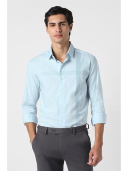 Peter England - Blue Printed Regular Shirt