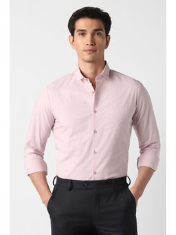 Peter England - Pink Checks Regular Shirt