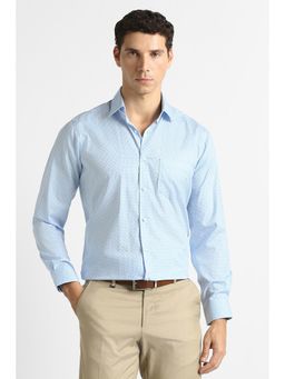 Van Heusen - Blue Checks Regular Shirt