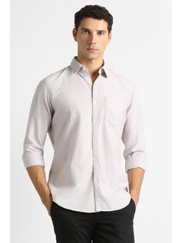 Van Heusen - Pink Solid Regular Shirt