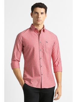 Van Heusen - Red Stripes Regular Shirt