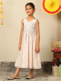 POCOMICO - Girls Pink Swara Tulle Dress