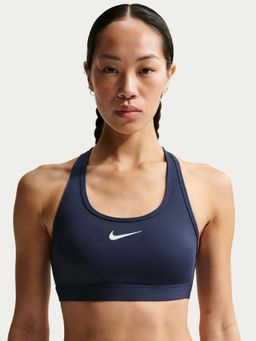 Nike - Swoosh Medium Support Women Navy Blue Padded Sports Bra