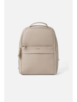 Van Heusen - Women Beige Solid Casual Backpack