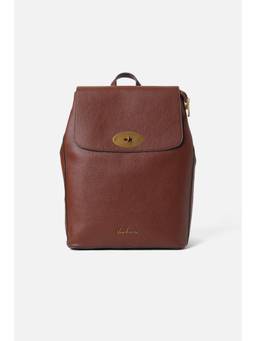 Van Heusen - Women Brown Solid Casual Backpack