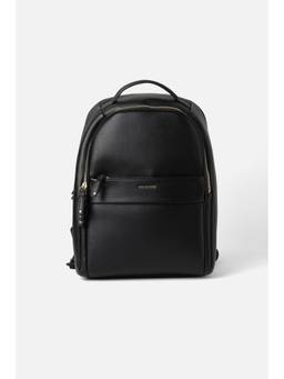 Van Heusen - Women Black Solid Casual Backpack
