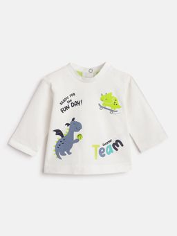 Chicco - Boys Graphic Printed Round Neck Cotton T-Shirt