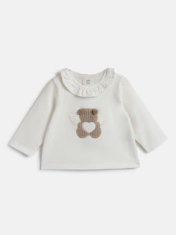 Chicco - Girls Round Neck Cotton Top