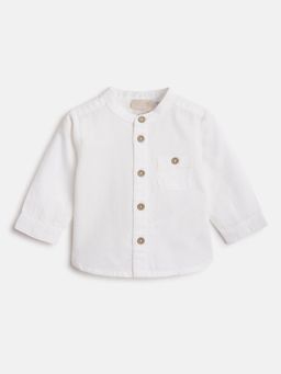 Chicco - Boys Solid Cotton Casual Shirt