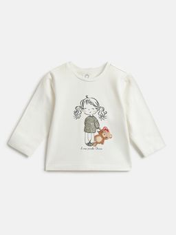 Chicco - Girls Graphic Printed Round Neck Top