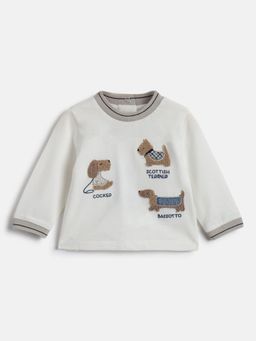 Chicco - Boys Animal Round Neck Cotton T-Shirt