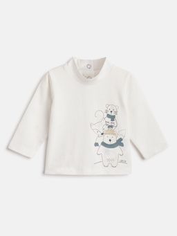 Chicco - Boys Printed Round Neck Cotton T-Shirt