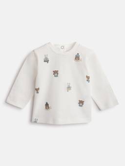 Chicco - Boys Graphic Printed Round Neck Cotton T-Shirt