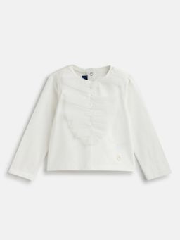 Chicco - Girls Solid Round Neck Top