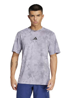 adidas - Power Aop Tee Men Lavender Training T-Shirt