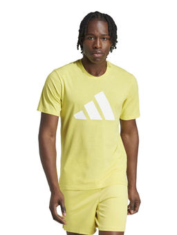 adidas - Tr-Es Fr Logo T Men Yellow Training T-Shirt