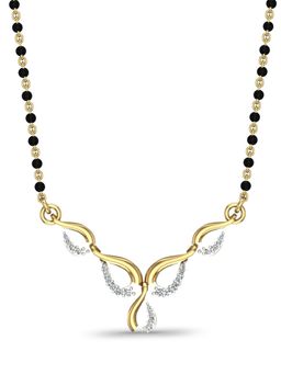 DISHIS - 18k BIS Hallmark Yellow Gold and Diamond Tanmaniya Pendant