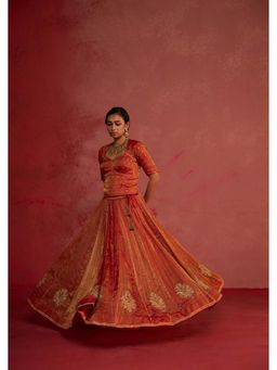 Rhua India - Maitri Gulnaar Lehenga with Choli