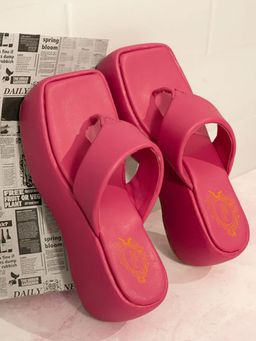 Shoetopia - Girls Pink Block Heels