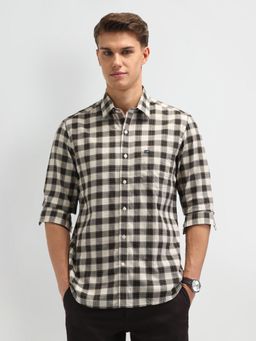 Arrow Sports - Checks Multi-Color Full Sleeves Collar Neck Shirt