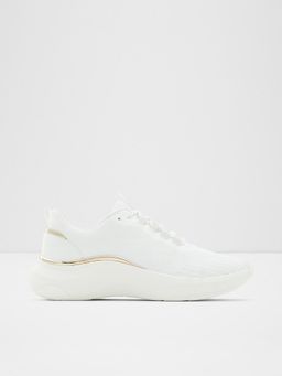 Aldo - Solid White Sneakers
