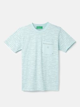 United Colors of Benetton - Round Neck Printed Pattern T-Shirt