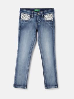United Colors of Benetton - Solid Pattern Slim Fit Jeans