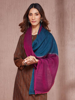 Fabindia - Teal Woven Stole