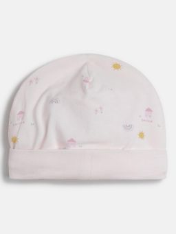 Chicco - Infant Girls Pink Printed Hat