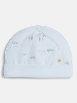 Chicco - Infant Boys Light Blue Printed Hat