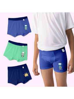 Superbottoms - Soft Bamboo Fabric Boy Trunks - Pack of 3 (Pack of 3)