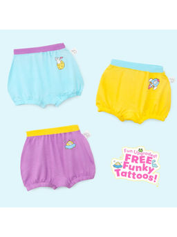 Superbottoms - Soft Bamboo Fabric Unisex Baby Bloomers - Pack of 3 (Pack of 3)