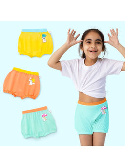 Superbottoms - Soft Bamboo Fabric Girls Bloomers - Pack of 3 (Pack of 3)