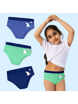 Superbottoms - Soft Bamboo Fabric Girls Briefs - Pack of 3 (Pack of 3)