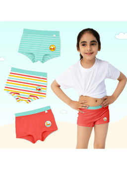 Superbottoms - Soft Bamboo Fabric Girls Trunks - Pack of 3 (Pack of 3)