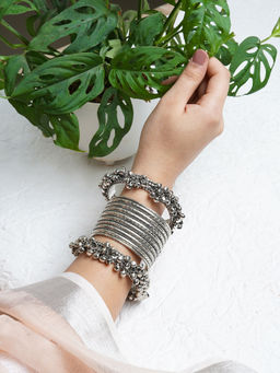 Teejh - Aalisha Stacked Bracelet (Set Of 3)