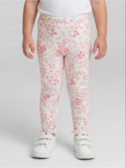 R&B - Multi-Color Floral Printed Girls Leggings