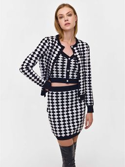 Cover Story - Multi-Colour Checks Sweater