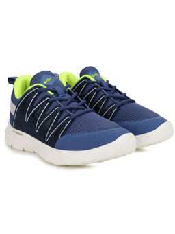 Campus - Blue Patterned Sports Shoes For Unisex