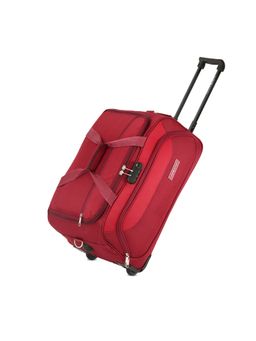 Lavie Sport - 65 cms Anti-theft Sage Wheel Duffle Bag | (Maroon) (M)