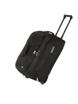 Lavie Sport - 65 cms Anti-theft Sage Wheel Duffle Bag | (Black) (M)