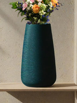 DecorTwist - Plastic Flower Vases for Home Decor (Pack of 2)