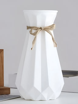 DecorTwist - Plastic Flower Vases for Home Decor